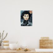 ザアーティス絵を描ズバイアルフレッドキツネ ポスター (キッチン)