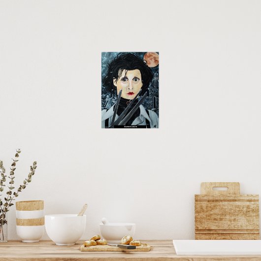 ザアーティス絵を描ズバイアルフレッドキツネ ポスター (キッチン)