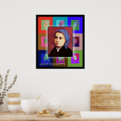 ザアートサンポップ・アートのベルナデット ポスター (キッチン)