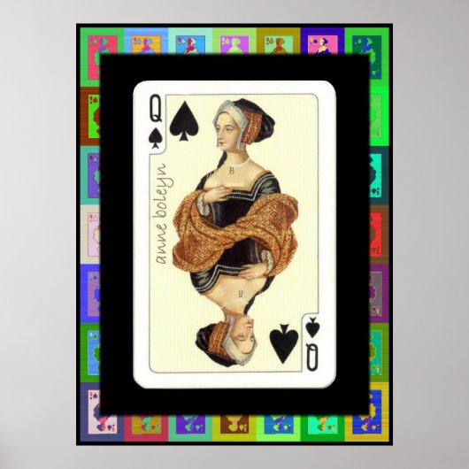 ザアートポップ・アートのアンヌボレーン ポスター (正面)