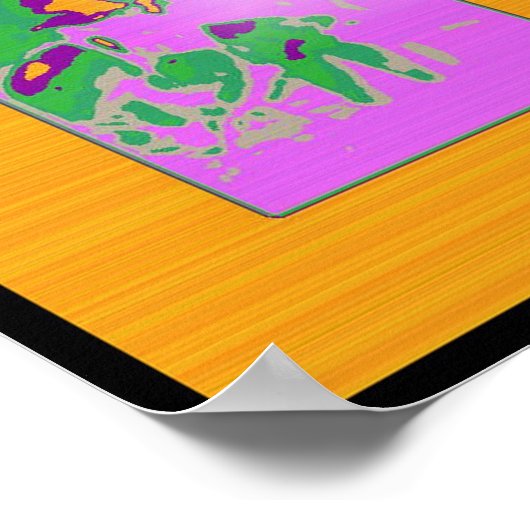 ザアートポップ・アートのジョージワシントン ポスター (角)