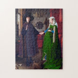 ザアーノルフィンポートレート、ヤン・ヴァン・エイク ジグソーパズル<br><div class="desc">ヤン・ヴァン・アイク（Jan van Eyck,  1390年の前から1441年7月9日）は、ブルージュで活躍したルーン郡（現在のベルギー）の画家。彼は初期の革新者の一つ絵画で、初期のオランダ様式として知られ、初期の北ルネサンス美術の最も重要な代表の一つであ生き延びる、彼の初期の人生の記録は、彼が現在のベルギーのマアセイクで最も可能性の高い13888800-1399999900生まれ。1422年のハーグのまわりにで働き、既に工房の助手を務め、オランダとハイナウの支配者であるピティレスのジョン3世と共に画家でバレエ・ド・シャンブルとして働いた。1425年のヨハネの死後、彼はフィリップ・ザ・グッド・ブルゴーニュの宮廷画家としてリールに雇われ、1429年にブルージュに移り、そこで彼は死ぬまで生きていた。フィリップの評価も高く、1428年のリスボンを始め、ポルトガル公爵とイザベラの間の婚姻契約の可能性を探るなど、多くの外交的訪問を行った。1432年か生き延びら1439年の間に建てられたゲント・アルタルピースやトリノ・ミラノ時間の照明されたミニチュアと同様、約20点の絵画は彼に自信を持って帰属している。10は日付と彼のモットーALS ICH KAN (Eyck)缶のバリエーションで署名さ絵を描れ、彼の名前のプンは一般的にギリシャのキャラクターで。Van Eyck絵を描は、宗教的な主題と宗教の主題の両方を含むアルターピース、パネルの宗教の人独身の形、および委託されたポートレート。彼の作品はパネ独身のル、ジプチス、トリプチス、ポリプチパネルを含む。彼はフィリップから高い給料を受け取られ、彼は画家が経済的に安全で自由であ芸術的り、彼が好きな時に絵を描「好きな時に好きになる」ことを望んでいた。ゴシッ来クスタイルのVan Eyckの作品は国際的、彼はすぐに自然主義と現実主義に重点を置いて素晴らしその作品を消し去った。彼は油の活用の進展を通じて新たな高潔を達成し絵を描た。彼は影響力が強く、オランダの初期の画家たちによって技術やスタイルが取り入れられ、洗練された。引用文：ウィキペディア</div>