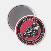 ザアームチェアクォーターバック – アトランタサッカー マグネット (正面/裏面)