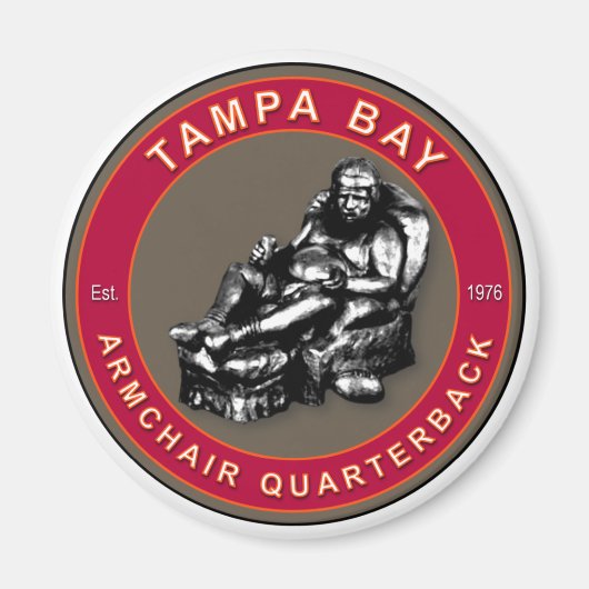 ザアームチェアクォーターバック – Tampa Bay Football マグネット (正面)
