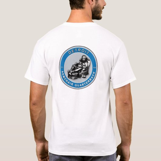 ザアームチェアQB – デトロイト Tシャツ (裏面)