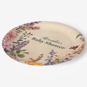 ザアールヌーボービクトリアンベイビーシャワーベビーシャワー ペーパープレート (アングル)