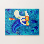 ザア結婚ート絵画コンテンポラリーー ジグソーパズル (横)