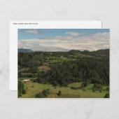 ザイェルシュエ村、ブルキニ丘陵、スロベニア ポストカード (正面/裏面)