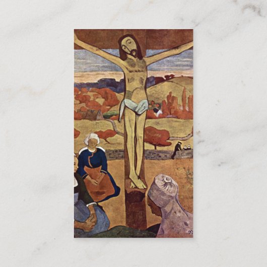 ザイエローキリスト(Paul Gauguin) 名刺 (裏面)