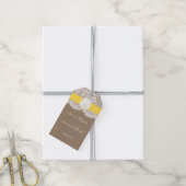 ザイエローサンドドルビーチ結婚式コレクション ギフトタグ (より糸付き)