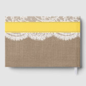 ザイエローサンドドルビーチ結婚式コレクション ゲストブック (裏面)