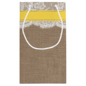 ザイエローサンドドルビーチ結婚式コレクション スモールペーパーバッグ (裏面)