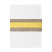 ザイエローサンドドルビーチ結婚式コレクション 招待状ベリーバンド (裏面例)