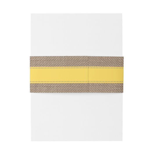 ザイエローサンドドルビーチ結婚式コレクション 招待状ベリーバンド (裏面例)