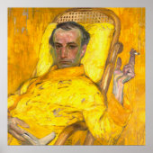 ザイエロースケール、男の喫煙タバコ ポスター (正面)