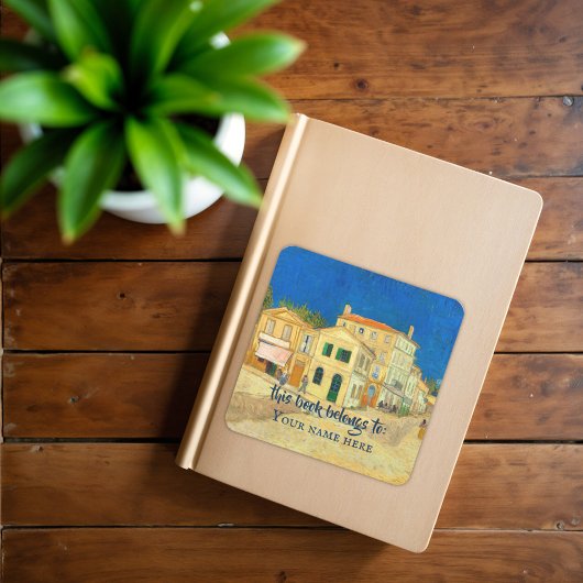 ザイエローハウスバイビンセントヴァンゴッホ スクエアシール