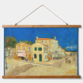 ザイエローハウスバイビンセントヴァンゴッホ 吊り下げ型タペストリー (正面)