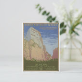 ザイオンナショナルパーク1938スプリングデールユタ ポストカード (スタンド正面)