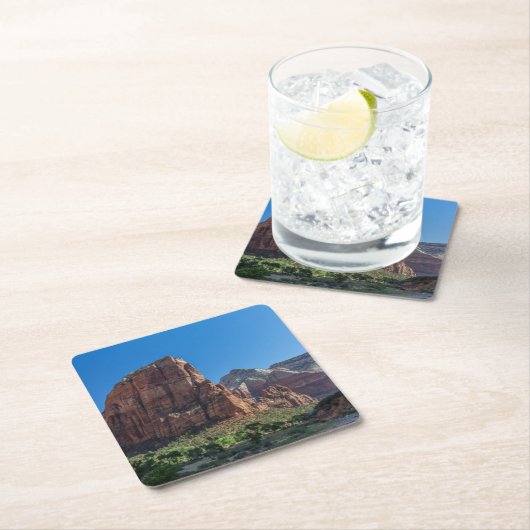 ザイオン国立公園にエンジェルズランディング スクエアペーパーコースター (インサイチュ)