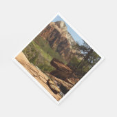 ザイオン国立公園のエメラルドプールの滝 スタンダードランチョンナプキン (角)