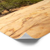 ザイオン国立公園のエメラルドプールの滝 ポスター (角)