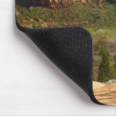 ザイオン国立公園のエメラルドプールの滝 マウスパッド (コーナー)