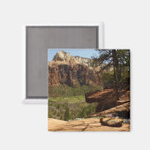 ザイオン国立公園のエメラルドプールの滝 マグネット (正面/裏面)