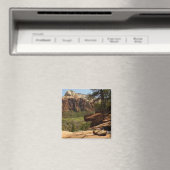 ザイオン国立公園のエメラルドプールの滝 マグネット (インサイチュ (食洗機))