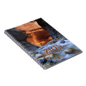 ザイオン国立公園のノート、Zionの狭いところ ノートブック (右側)