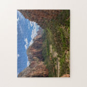 ザイオン国立公園の谷 ジグソーパズル (縦)