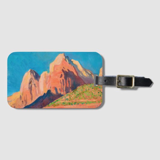 ザイオン国立公園ランドスケープ ラゲッジタグ (正面横)