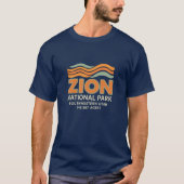 ザイオン国立公園 - ナローズ＆エンジェルスランディング - 1 Tシャツ (正面)