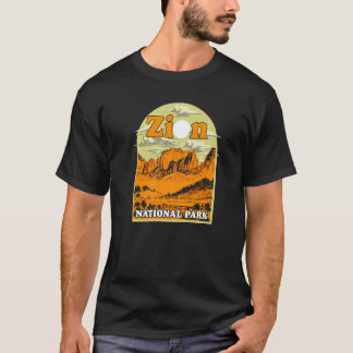 ザイオン国立公園 ビンテージ アート アート グッズ Tシャツ
