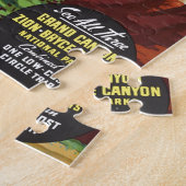 ザイオン国立公園、ユタアメリカ旅行 ジグソーパズル (側面)