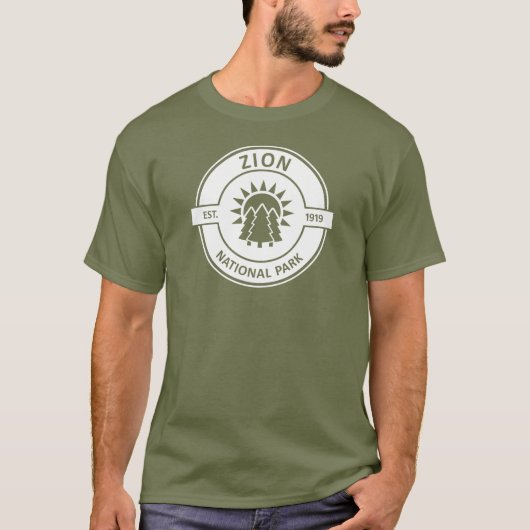 ザイオン・ナショナル・パークのサン・ツリー Tシャツ (正面)