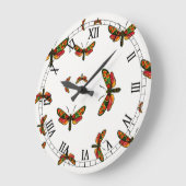 ザイガエナ・カーニオリカ – ザ・クレプシュル・バーネ・モス ラージ壁時計 (傾斜)