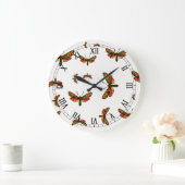 ザイガエナ・カーニオリカ – ザ・クレプシュル・バーネ・モス ラージ壁時計 (ホーム)