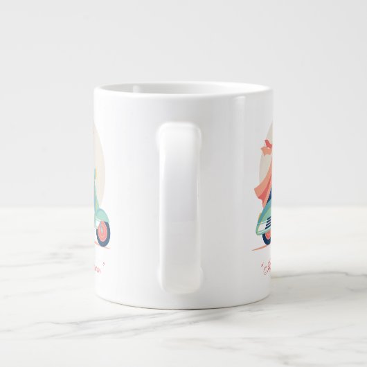 ザイタリアンドリームザホワイトロータス ジャンボコーヒーマグカップ (裏面)