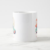 ザイタリアンドリームザホワイトロータス ジャンボコーヒーマグカップ (正面)