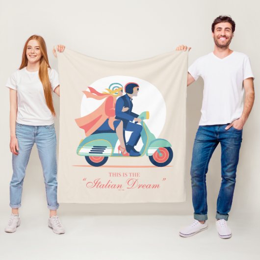 ザイタリアンドリームザホワイトロータス フリースブランケット (インサイチュ)