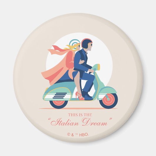 ザイタリアンドリームザホワイトロータス マグネット (正面)