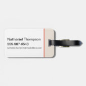 ザイタリアンドリームザホワイトロータス ラゲッジタグ (裏面横)