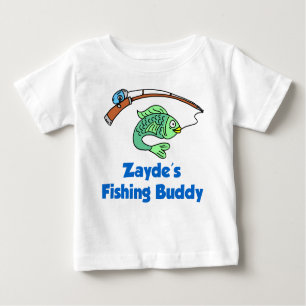 ザイデズ魚釣りバディ ベビーTシャツ