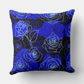 ザイナブルブルーバラフローラ装飾用クッション クッション (裏面)