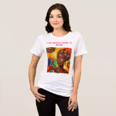 「ザイナブ」黄金の太陽の娘 トライブレンドＴシャツ (正面全面)