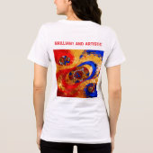 「ザイナブ」黄金の太陽の娘 トライブレンドＴシャツ (裏面)
