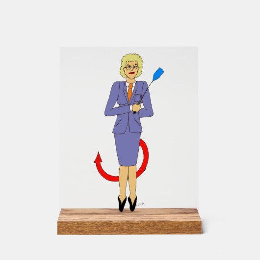 ザイビル先生 アクリルサイン (正面)