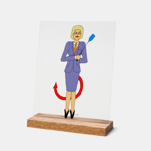 ザイビル先生 アクリルサイン (傾斜)