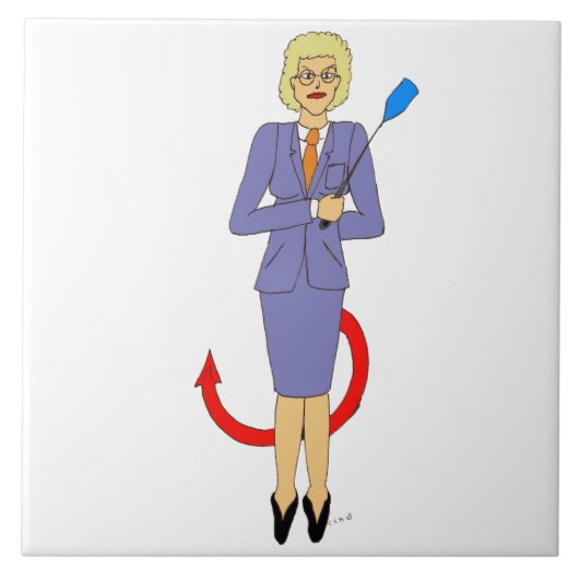 ザイビル先生 タイル (正面)