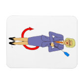 ザイビル先生 マグネット (横)